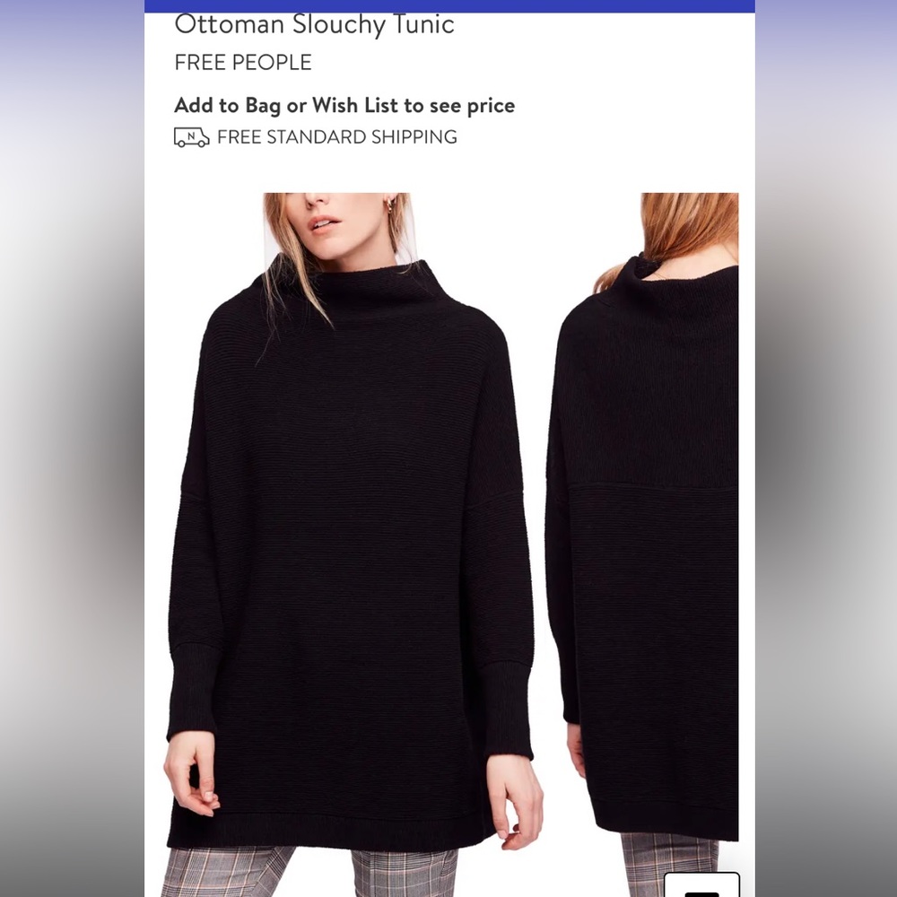 Free people Ottoman Slouchy Tunic